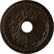Ekena Millwork Raymond Ceiling Medallion (Fits Canopies up to 5 1/8"), 18 1/8"OD 3 5/8"ID x 1 1/8"P, Bronze CM18RABZS - alternate 1